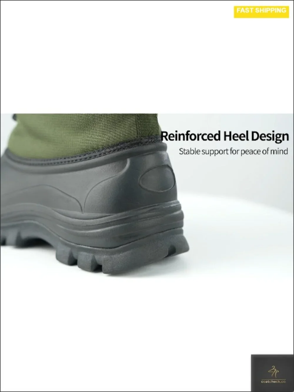 Men's Insulated Waterproof Snow Boots Non-Slip Warm Plush Lined Tactical Winter